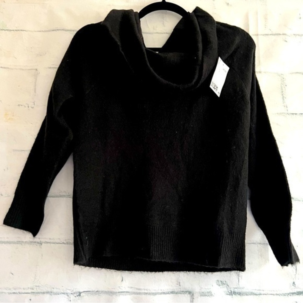 H&M Divided black cowl neck sweater, Size S.